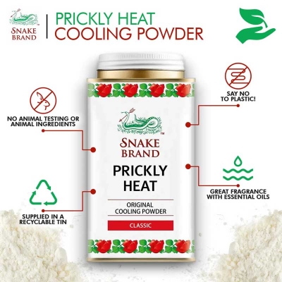 Picture of Snake Brand Prickly Heat Cooling Classic Powder 140g