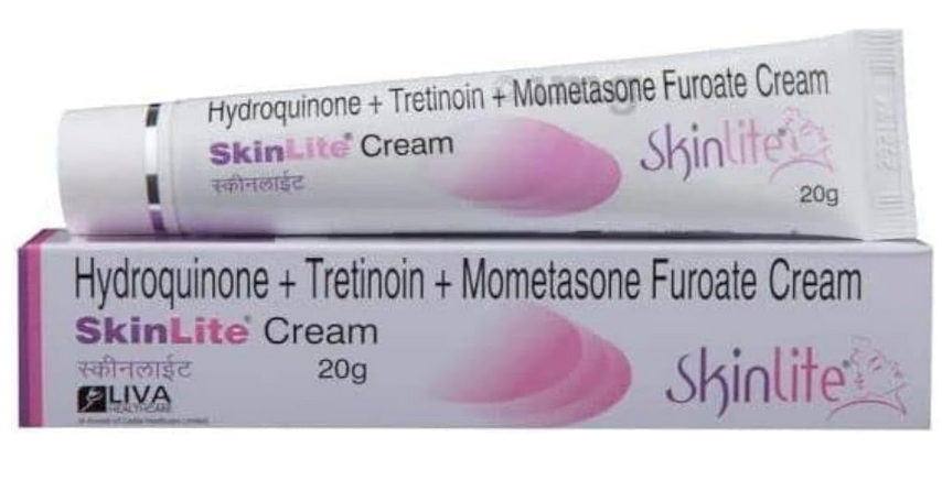 Picture of Skinlite Cream 25g for Melasma, Hyperpigmentation and Whitening,Remove Dark Spot From Face Hyperpigmentation Tretinoin Mometasone Furoate & Whitening & Lightening