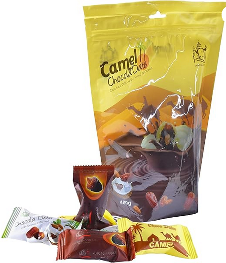 Picture of Dates Palace Sweets Camel Chocolate Dates 400gm (UAE)
