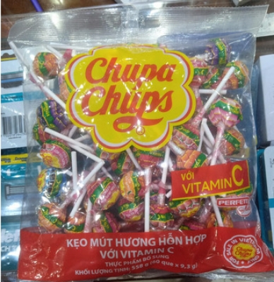 Picture of Chupa Chups Lollipops Mixed Flavors The Best Item 60pcs x 558g(Vietnam)