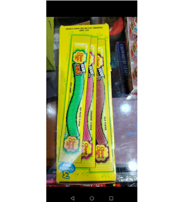 Picture of Chupa Chups Sour Belt, Mixed Fruit Flavour,- 9g*48pcs