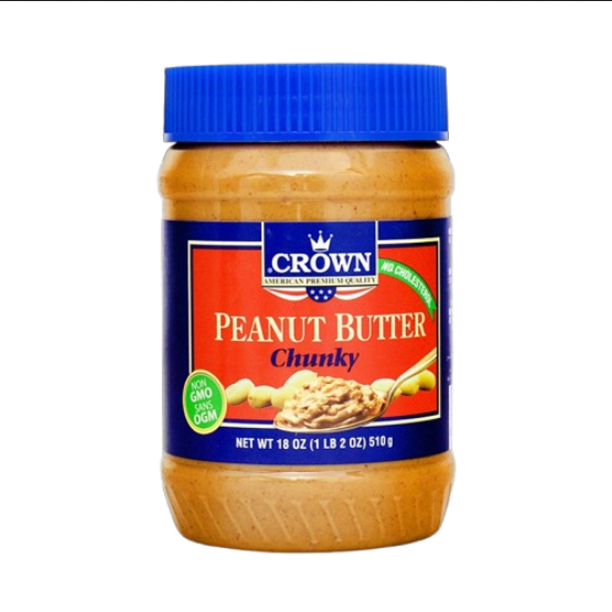 Picture of Crown Peanut Butter Chunky With No Cholesterol- 510gm