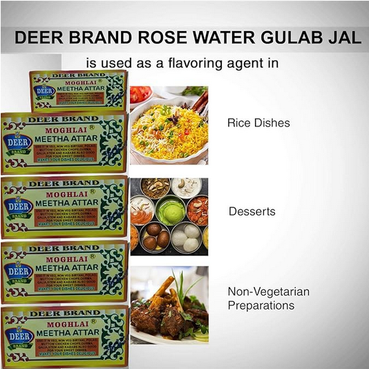 Picture of DEER BRAND Mughlai Meetha Attar 13g(Pack of12) Mughlai Mitha Essence Biriyani Used in Sweet & Rices Dishes