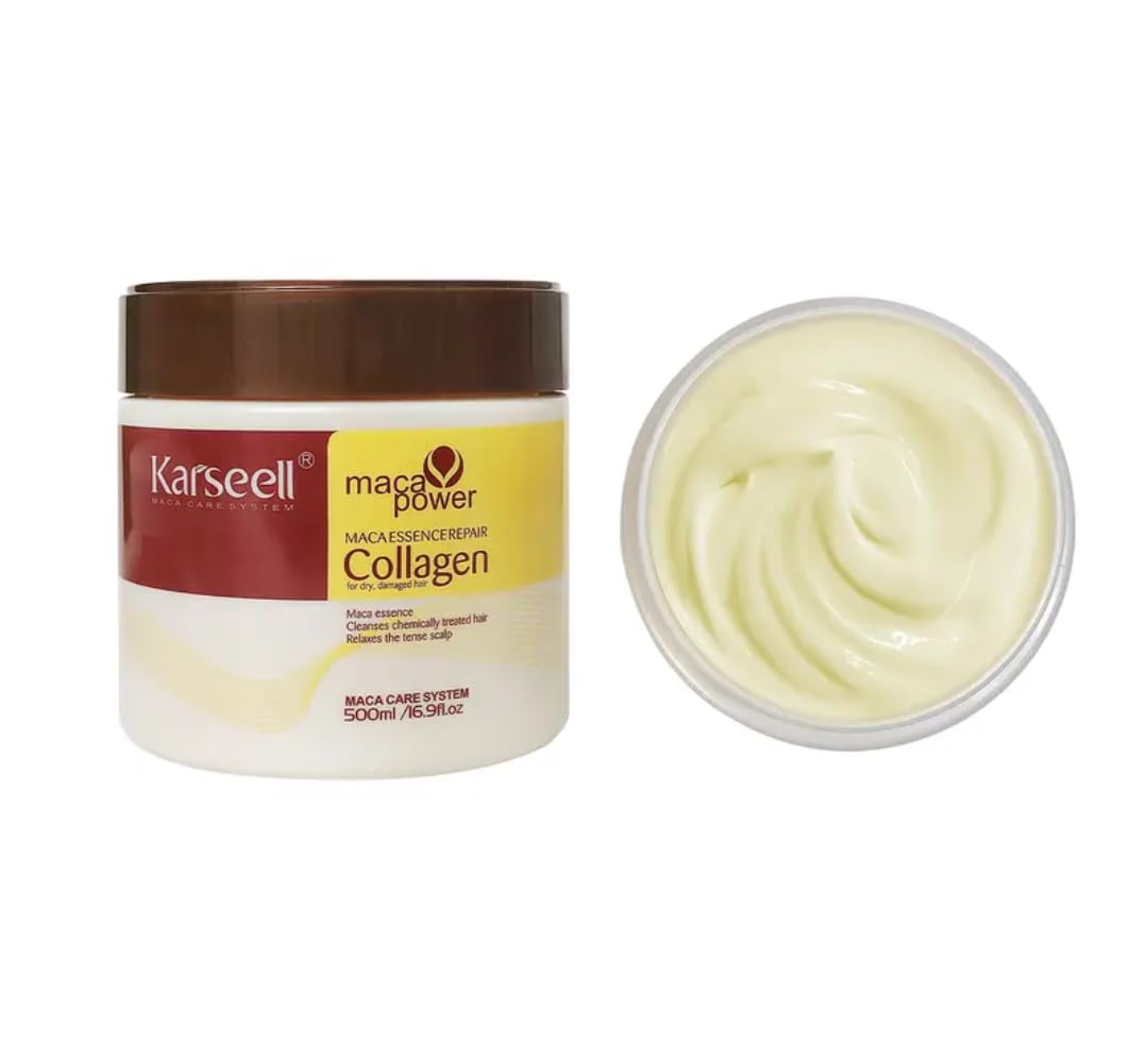 Picture of Karseell Collagen Hair Treatment Deep Repair Conditioning Argan Oil Hair Mask Essence for Dry & Damaged Hair