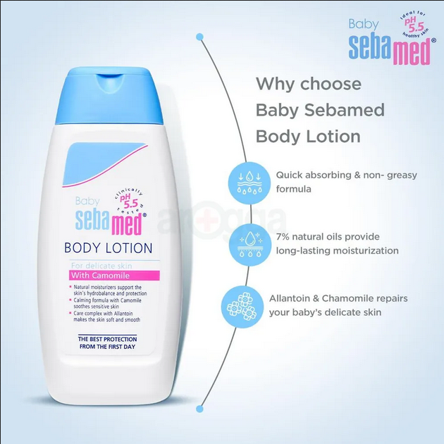 Picture of Sebamed Baby Body Lotion with Camomile for Delicate Skin 100ml