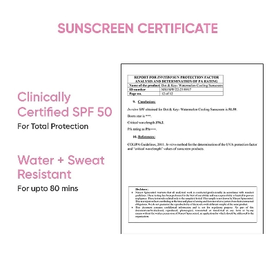 Picture of Dot & Key Watermelon Hyaluronic Cooling Sunscreen SPF 50 PA+++ for Oily, 50g