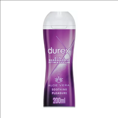 Picture of Durex Massage 2 in 1 Aloe Vera Lubricant Gel, 200ml