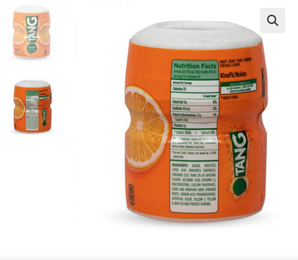 Picture of Tang Orange 566g USA