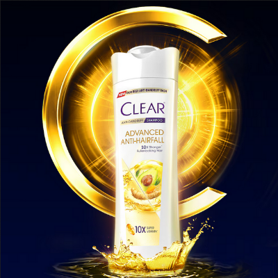 Picture of Clear Anti Dandruff Scalp Care Advanced Anti Hairfall Shampoo Size: 300ml-Thailand