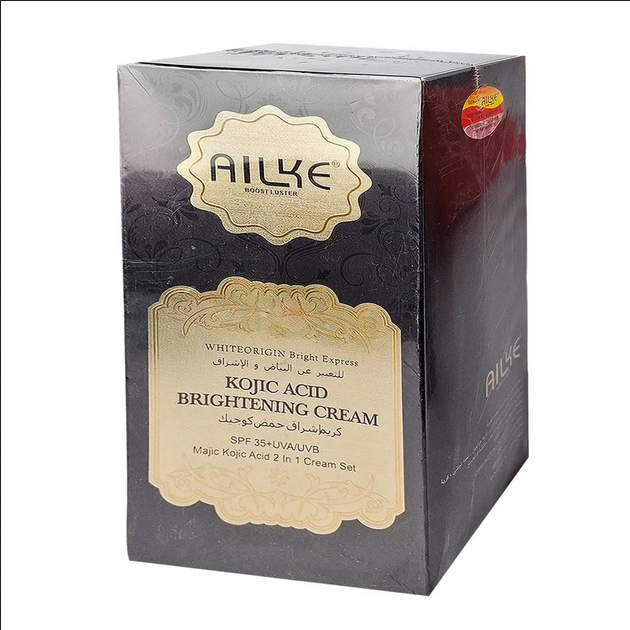 Picture of AILKE WHITEORGIN Bright Express KOJIC ACID BRIGHTENING CREAM SPF 35+UVA/UVB (25g * 2)