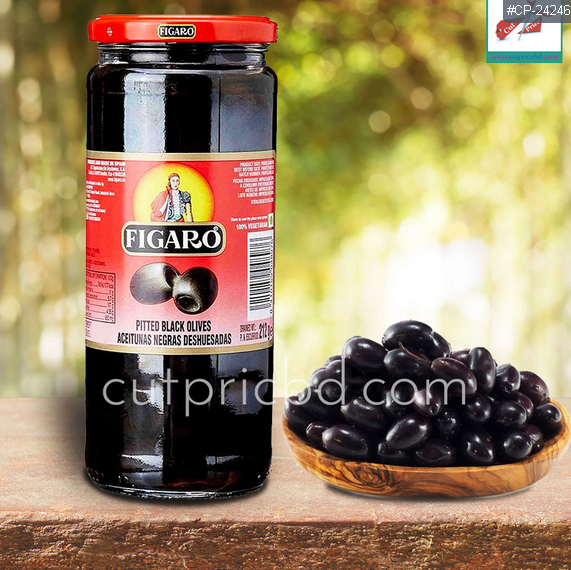 Picture of Figaro Pitted Black Olives 340gm