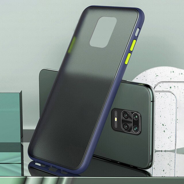 Picture of For Xiaomi Redmi  Note 9 Pro Shockproof Frosted Transparent Back Cover