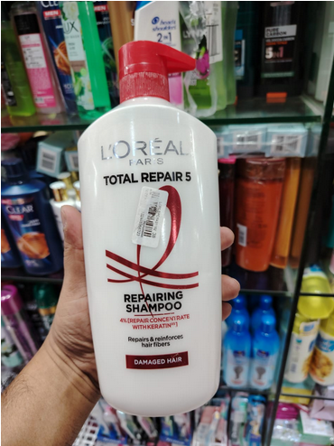 Picture of International L'oreal Paris total repair 5 Shampoo 4 Percent Repair Concentrate (1000ml)