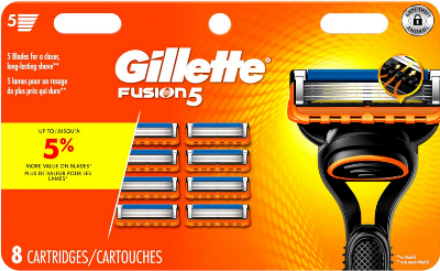 Picture of Gillette Fusion5 men's Razor Blade Refills, 8 Count