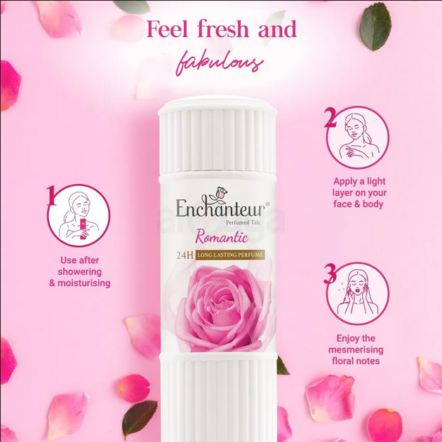 Picture of Enchanteur Romantic Perfumed Talc Powder-250gm