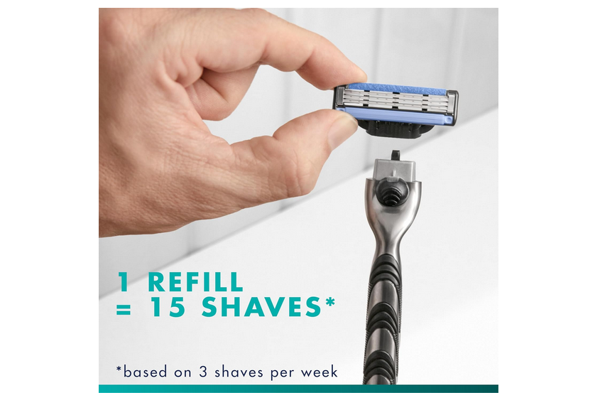 Picture of Gillette Mach3 Men's Razor Blade Refills, 12 Refills