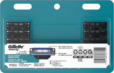 Picture of Gillette Mach3 Men's Razor Blade Refills, 12 Refills