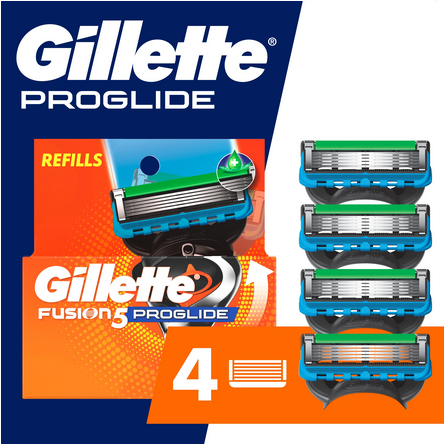 Picture of Gillette ProGlide Razor Refills for Men, 4 Razor Blade Refills