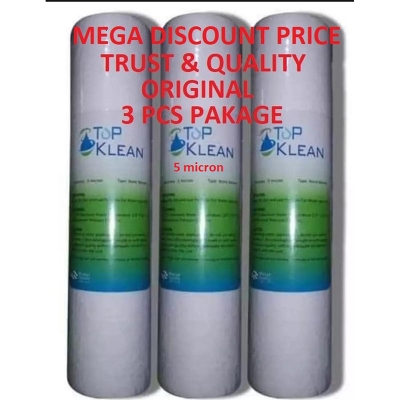 Picture of 5 Micron PP SEDIMENT FILTER - 3 PCS TOP KLEAN