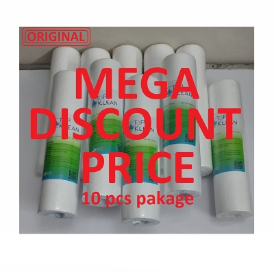 Picture of 10 pcs PP Sediment Filter - Cartridge 10"- White (5-micron) TOP KLEAN