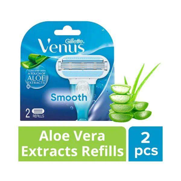 Picture of Gillette Venus Smooth Sensitive Women's Razor Blade Refills 2 Blades