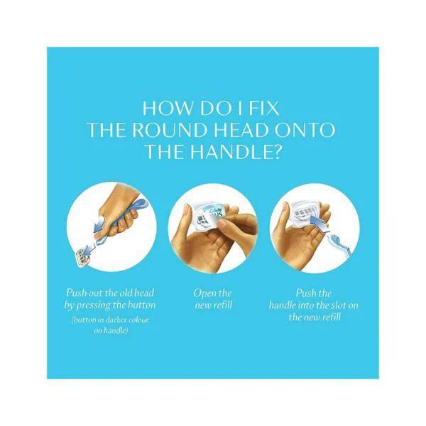 Picture of Gillette Venus Smooth Sensitive Women's Razor Blade Refills 2 Blades