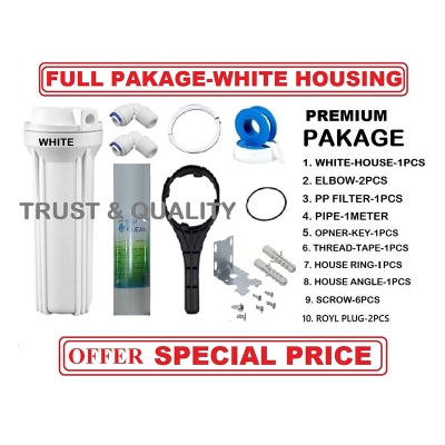 Picture of Water Filter Housing 10" White COLOUR FULL PAkage