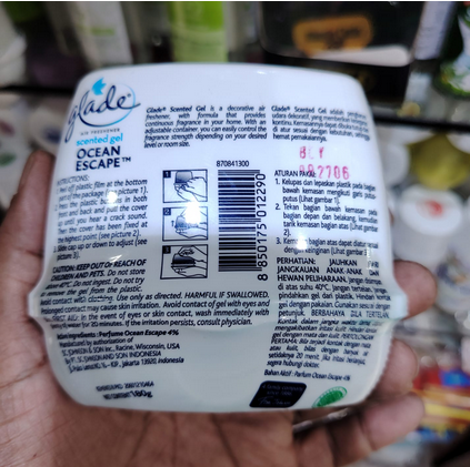 Picture of Glade Scented Gel 180g Ocean Escape