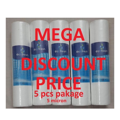 Picture of 5 Micron PP SEDIMENT FILTER - 5 PCS ecofresh BRAND