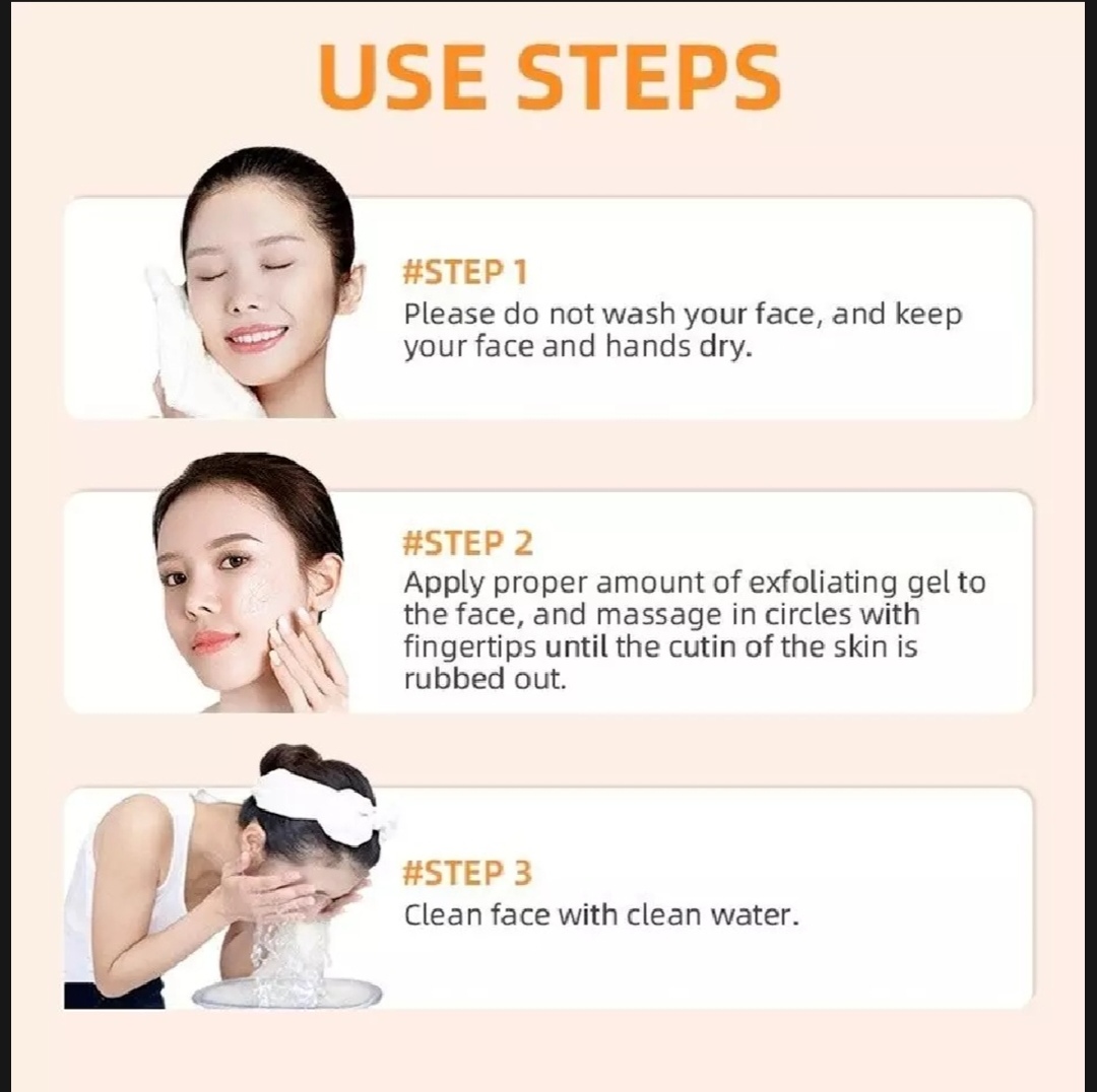 Picture of GMEELAN Orange Exfoliating Whitening Gel
Scrub Face Body Brigtening 50 g