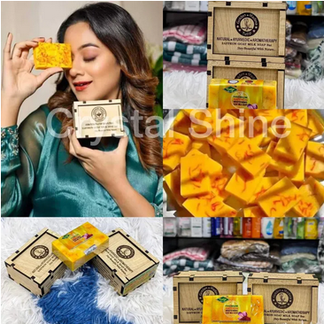 Picture of Saffron Goat Milk Soap-100g
