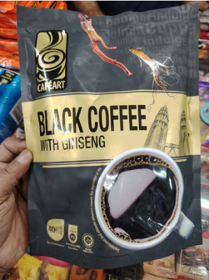 Picture of Black Coffe Instant coffee, Withginseng-100gm(40pcs*2.5g)Malaysian