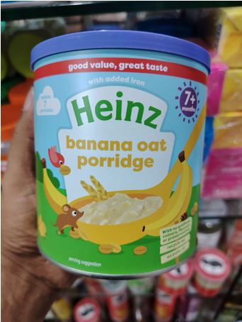 Picture of Heinz  Cereal, Banana Oat Porridge (7m+) - 220g