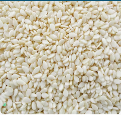 Picture of White Sesame Seeds | White Til | Safed Till | Whole - 1kg
