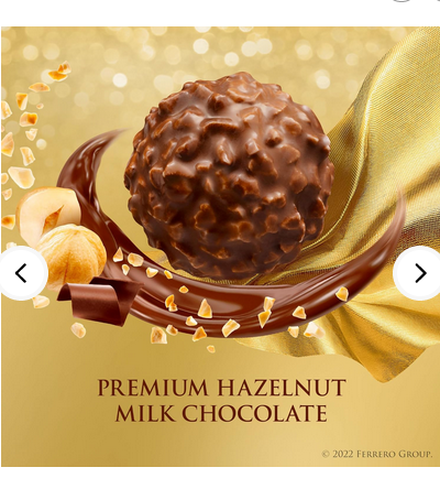 Picture of Hazelnut and Milk Chocolate Premium Box - 16pcs (200grms)