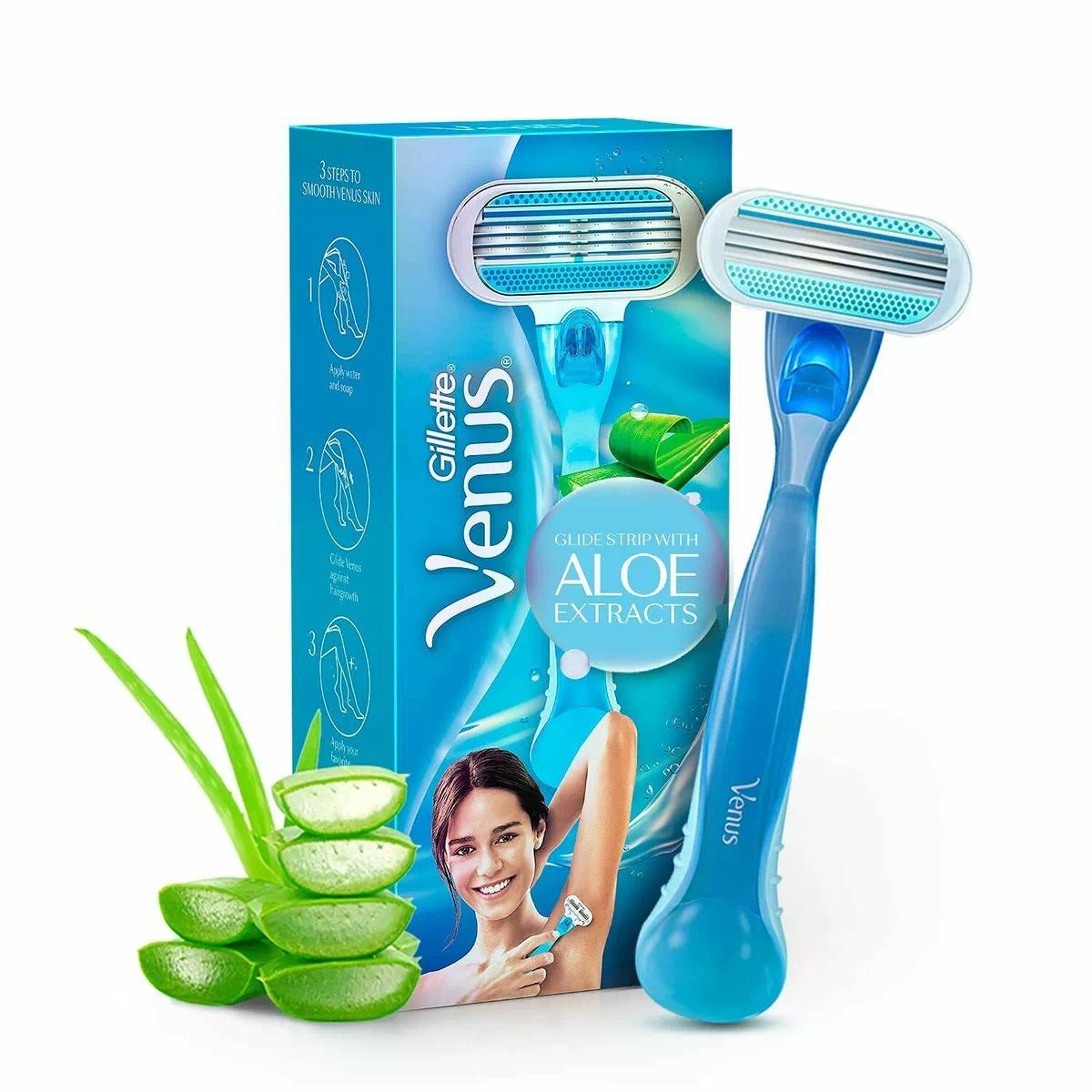 Picture of Venus Hair Removal Razor for Women Aloe Vera