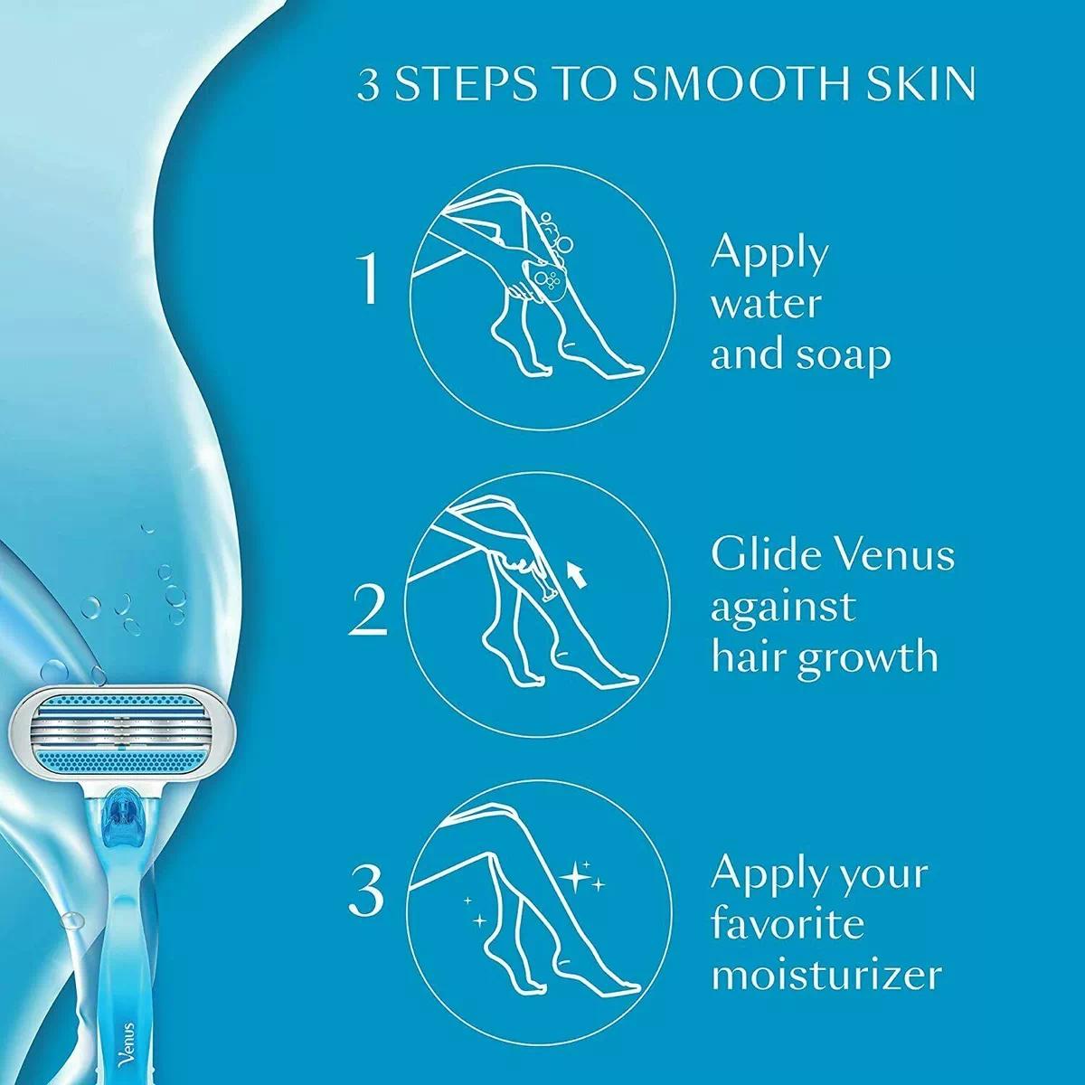 Picture of Venus Hair Removal Razor for Women Aloe Vera