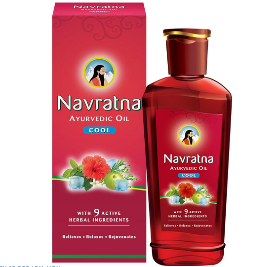 Picture of Indian (Navratna) Ayurvedic Oil Cool Used For male/female 270 Ml