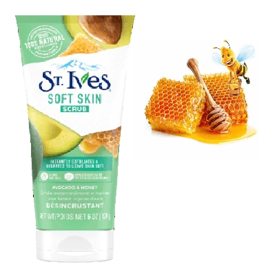 Picture of International USA product ST Ives Soft Skin face scrub - 170 GM
