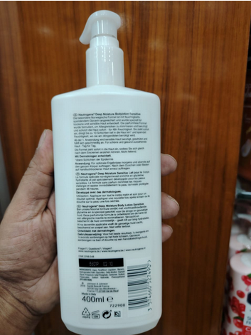 Picture of Neutrogena Deep Moisture Body Lotion Dry Skin 400ml-