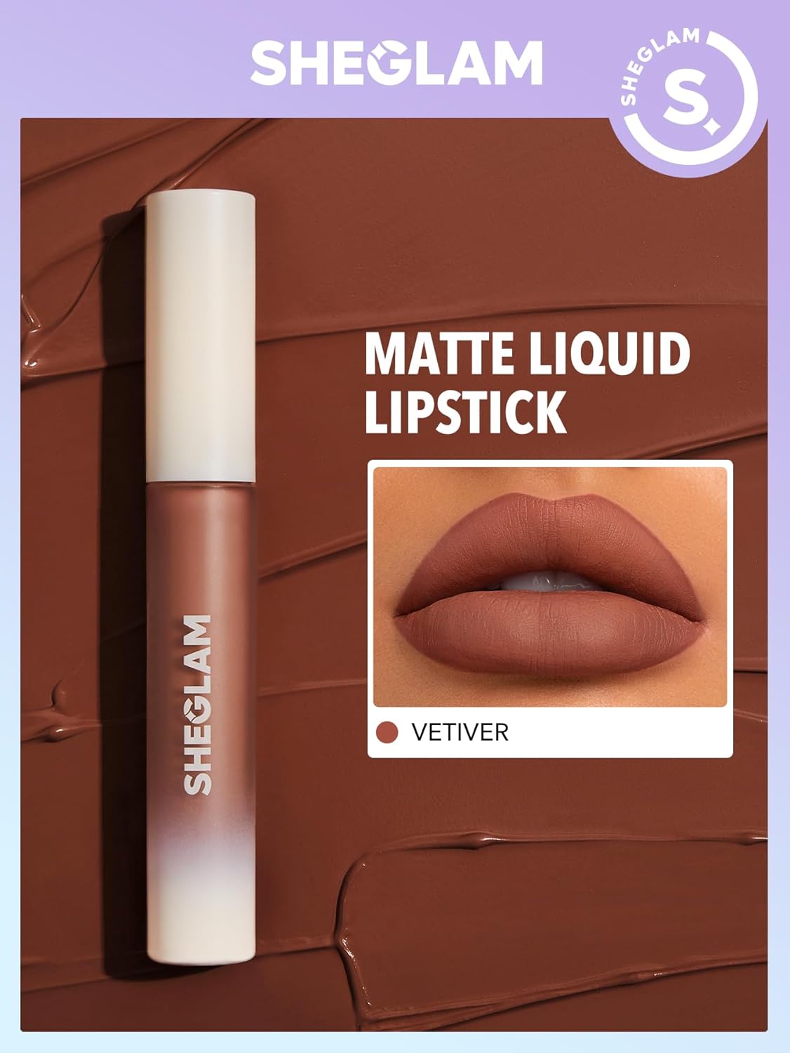 Picture of She Glam Matte Allure Liquid Lipstick (Vetiver)