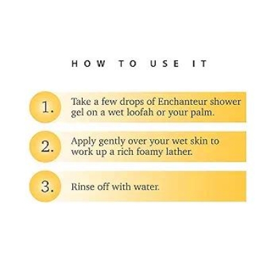 Picture of Enchanteur Charming Shower Gel, Shower Experience With Fine Floral Fragrance, 550 ml