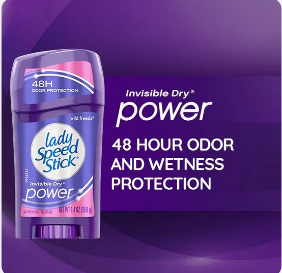 Picture of Lady Speed Stick Invisible Dry Power Antiperspirant Deodorant Wild Freesia 65g