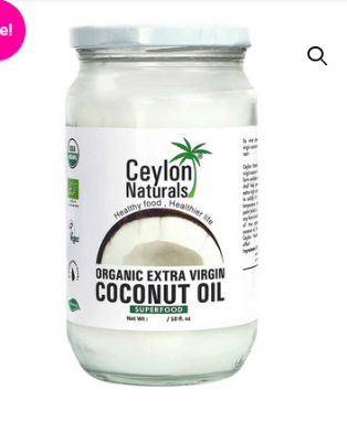 Picture of Organic Extra Virgin Coconut Oil 1 Liter