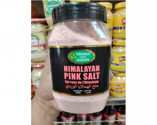 Picture of Virginia Green Garden Himalayan Pink Salt- 800 gm(uae)