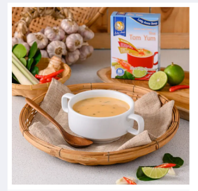 Picture of LADY ANNA INSTANT SOUP CREAM OF THAI TOM YUM -66g(pack of 4)