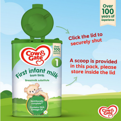 Picture of Cow & Gate 1 First Infant Milk Formula (From Birth) 800g  uk