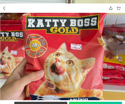Picture of Katty Boss Gold Adult Cat Food Chicken 400g