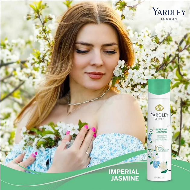 Picture of Yardley London Body Spray Imperial Jasmine-150ml