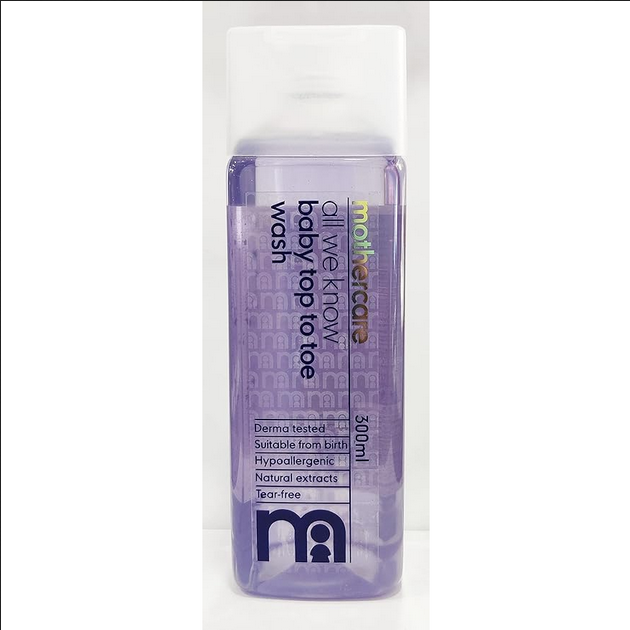 Picture of Mothercare All We Know Baby Top To Toe Wash 300ml